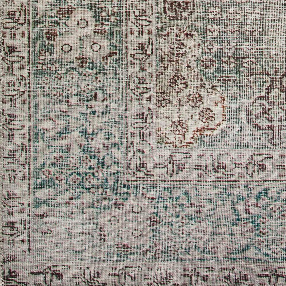Chris Loves Julia x Loloi Jules 2&#39; x 5&#39; Emerald and Antique Ivory Runner, , large