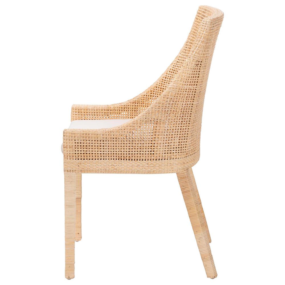 Baxton Studio Beata Side Chair in Light Honey, , large