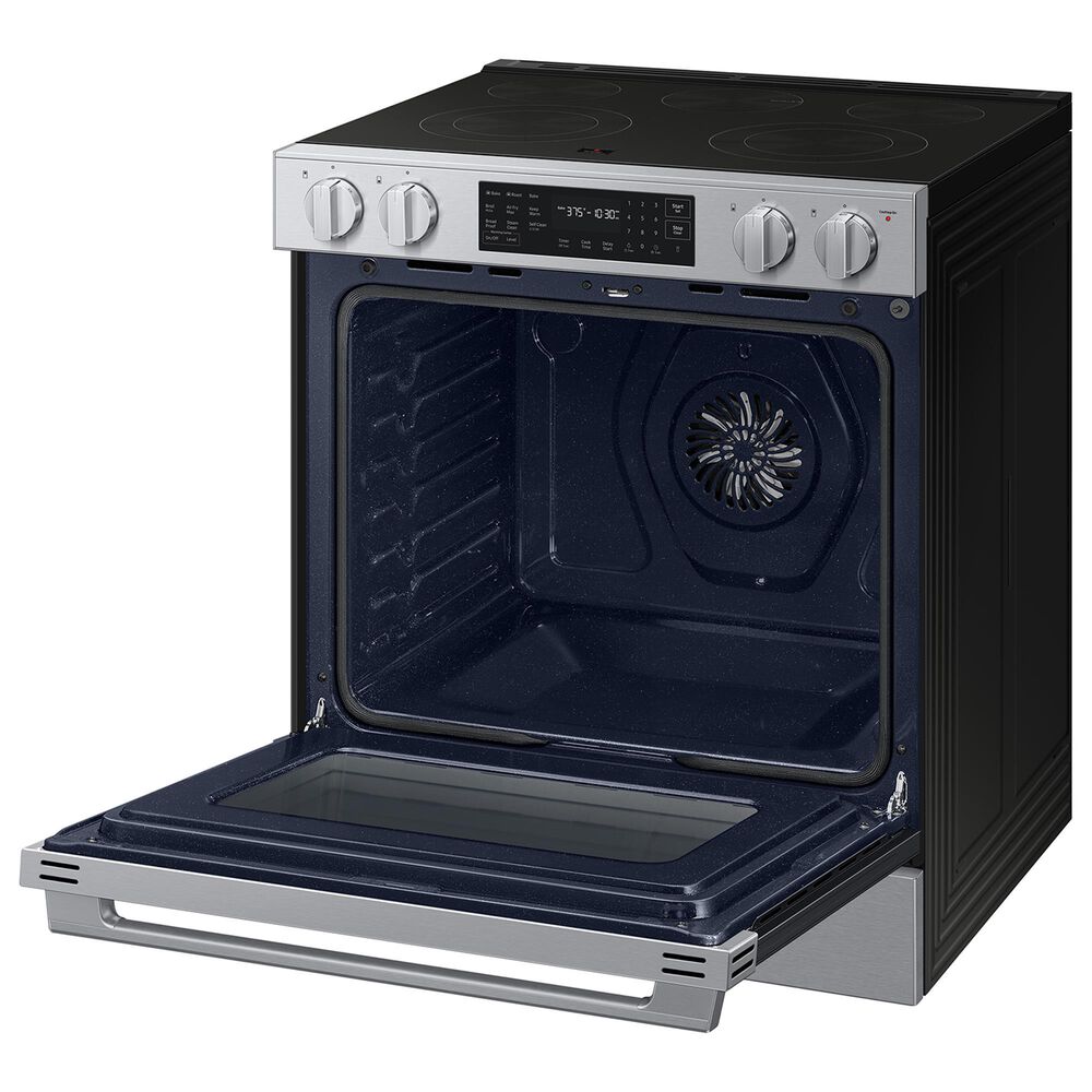 Samsung Bespoke 6.3 Cu. Ft. Smart Slide-In Electric Range with No-Preheat Air Fry Max in Stainless Steel, , large