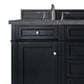 James Martin Vanities Brittany 60" Double Bathroom Vanity in Black Onyx with 3 cm Parisien Bleu Quartz Top and Rectangular Sinks, , large