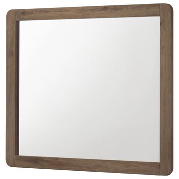 Crown Mark Nyomi Dresser Mirror in Light Brown, , large