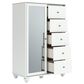 Ashley Kozlani 5-Piece Twin Panel Bedroom Set in Matte White, , large