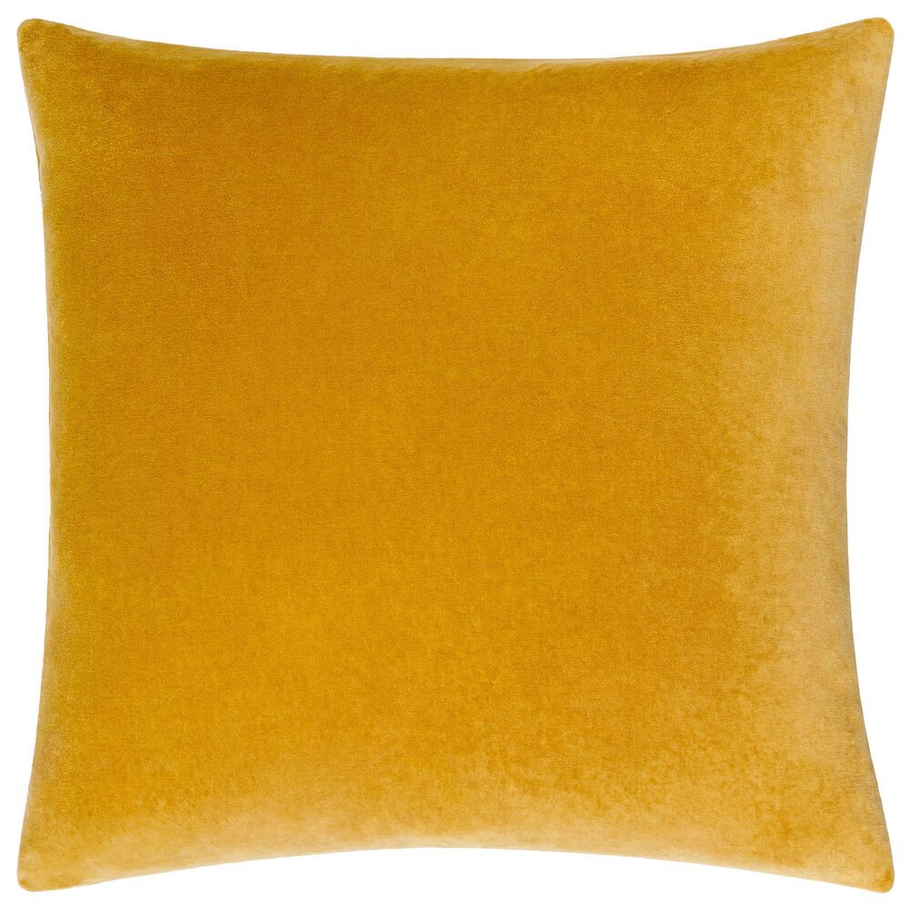 Surya 20" Square Throw Pillow in Brass, , large