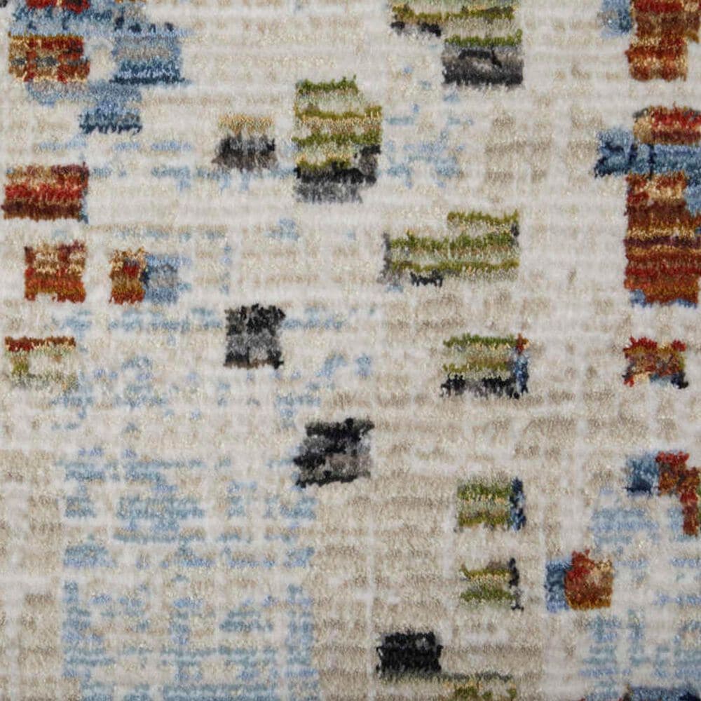 Feizy Sonora 39NVF 6&#39;7&quot; x 9&#39;6&quot; Ivory and Multicolor Area Rug, , large