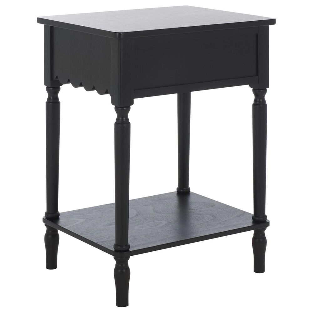 Safavieh Haven Top Drawer End Table in Matte Black, , large