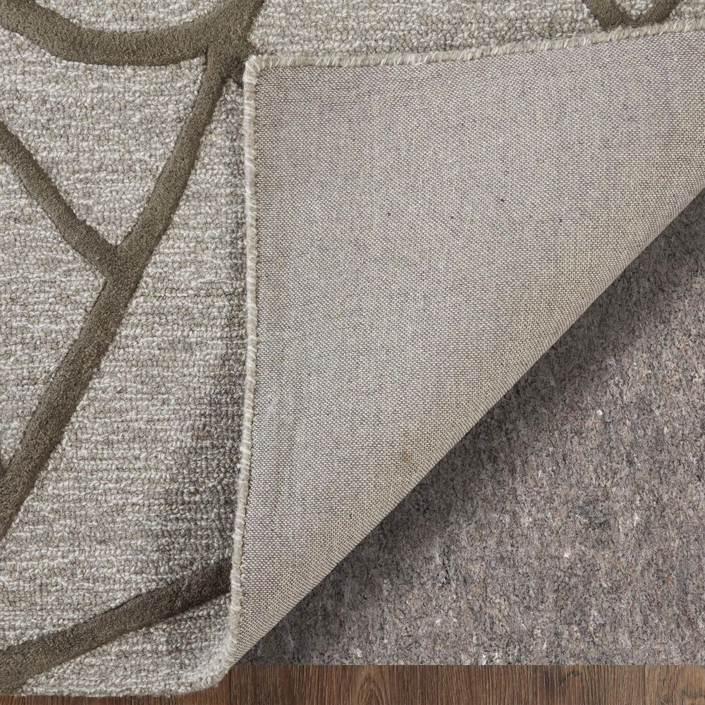 Feizy Kimball Gray, Taupe and Ivory 10&#39; x 14&#39; Area Rug, , large