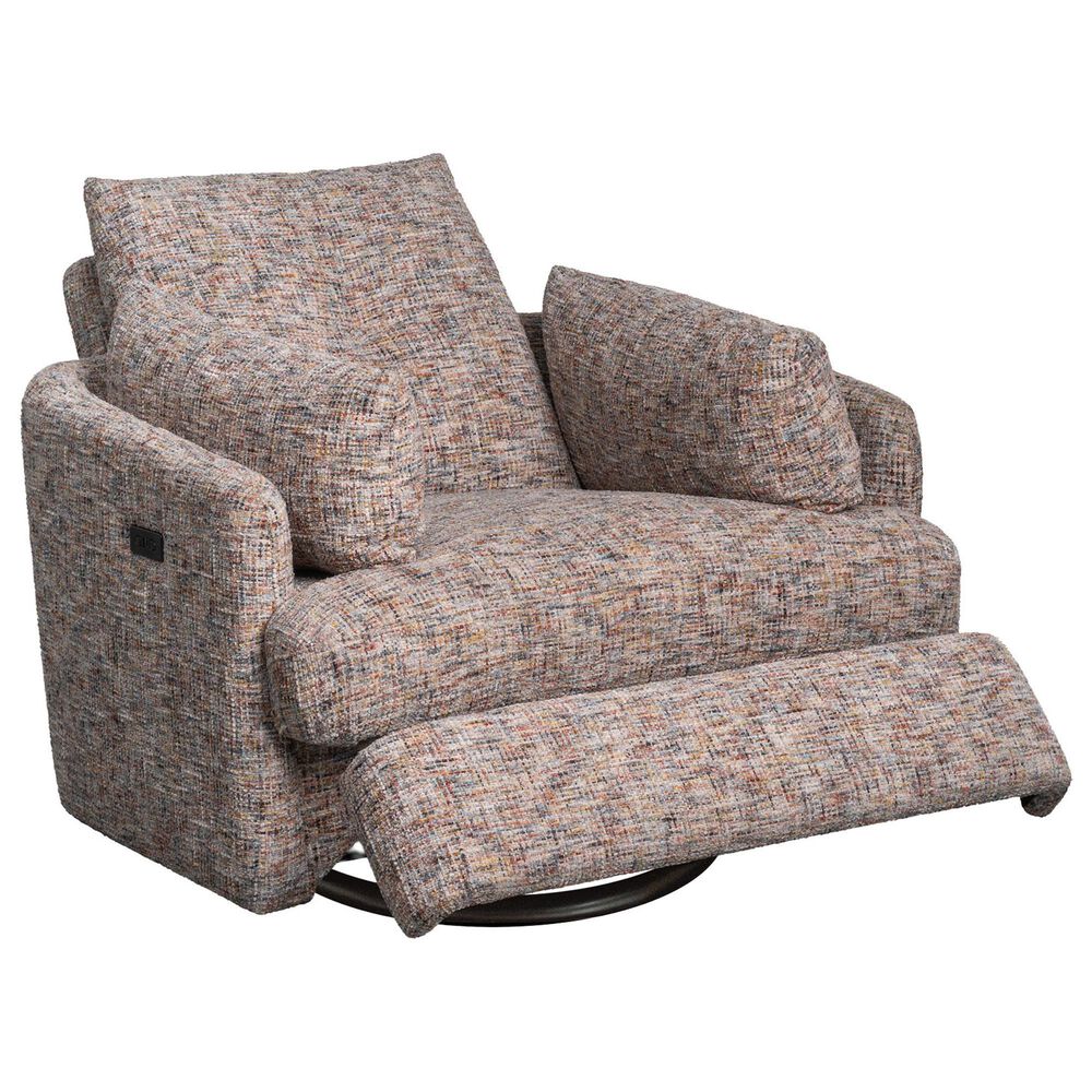 Eastern Shore Crowley Swivel Power Glider Recliner in Rainbow, , large