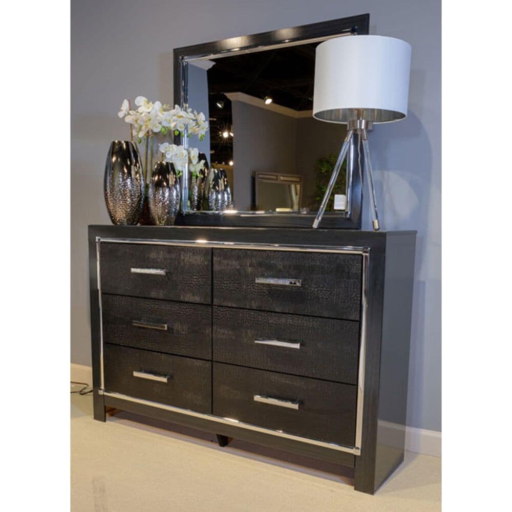 Ashley Kaydell Bedroom Mirror in Black, , large