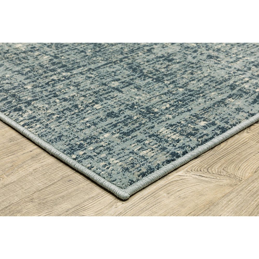Oriental Weavers Branson Tweed 1&#39;10&quot; x 7&#39;3&quot; Blue Runner, , large