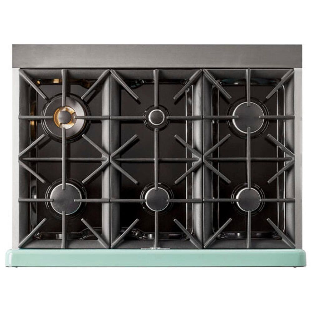 Unique Appliances Classic Retro 36" Pro Convection Gas Range in Summer Mint Green, , large