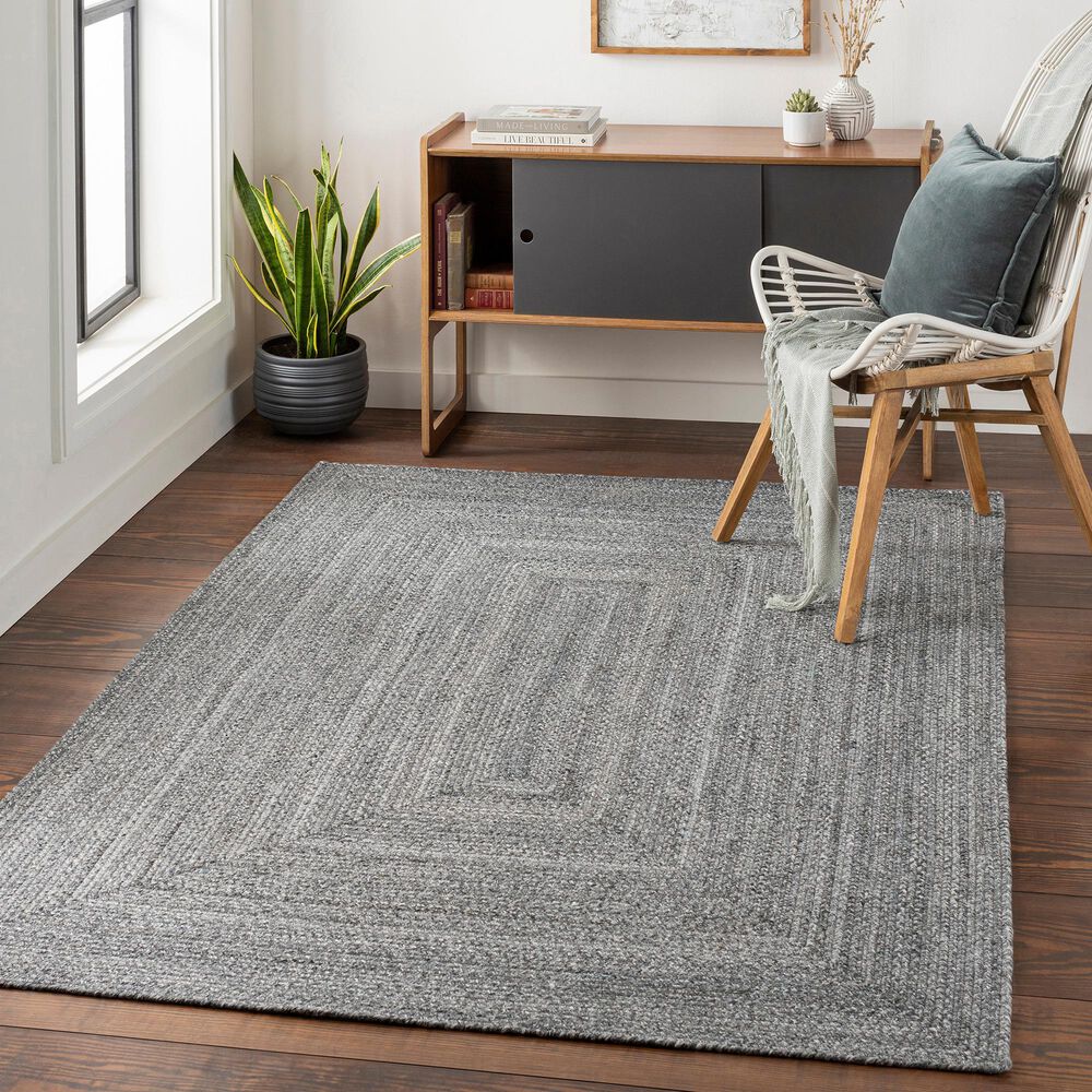 Surya Azalea 10&#39; x 14&#39; Gray, Black and Dark Brown Area Rug, , large