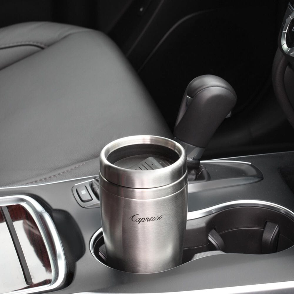 Jura 16 Oz On-the-Go Personal Coffee Maker in Stainless Steel and Black, , large