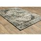 Oriental Weavers Georgia Medallion 429G0 6"7" x 9"2" Gray and Black Area Rug, , large