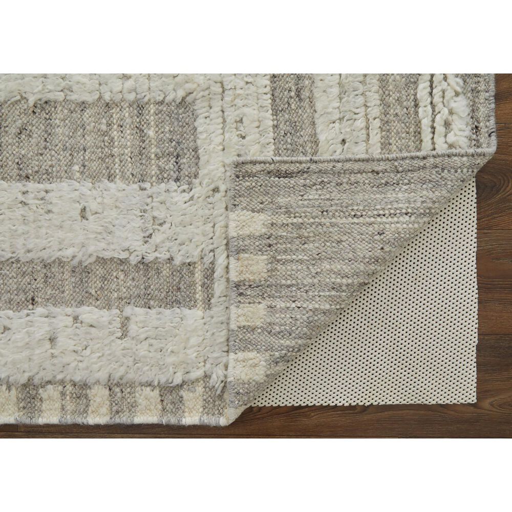 Feizy Ashby 8909F 3&#39;6&quot; x 5&#39;6&quot; Ivory and Gray Area Rug, , large