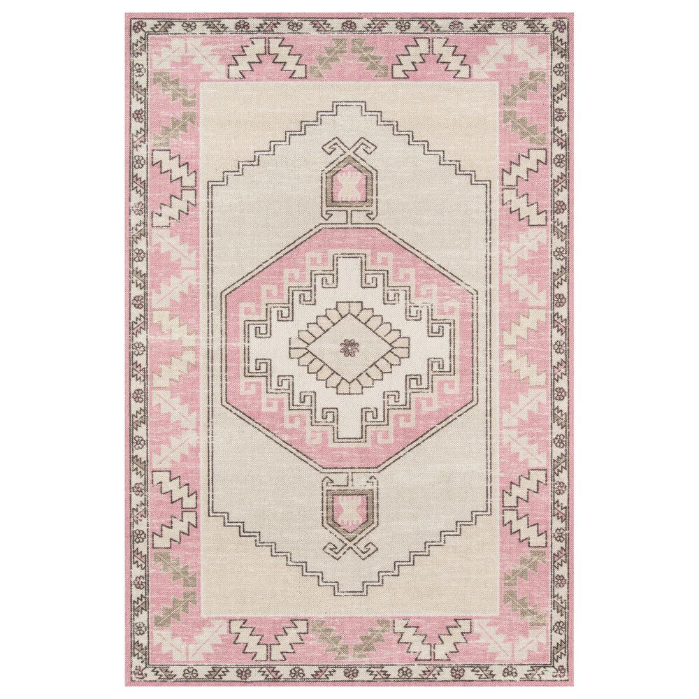 Momeni Anatolia ANA-2 7"9" x 9"10" Pink Area Rug, , large