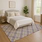 Dalyn Rug Company Soft Essentials Plaid Plum 9" x 12" Indoor/Outdoor Area Rug, , large