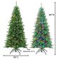The Gerson Company 7" Ozark Pine Artificial Christmas Tree with Dual Color Changing LED Lights in Green, , large