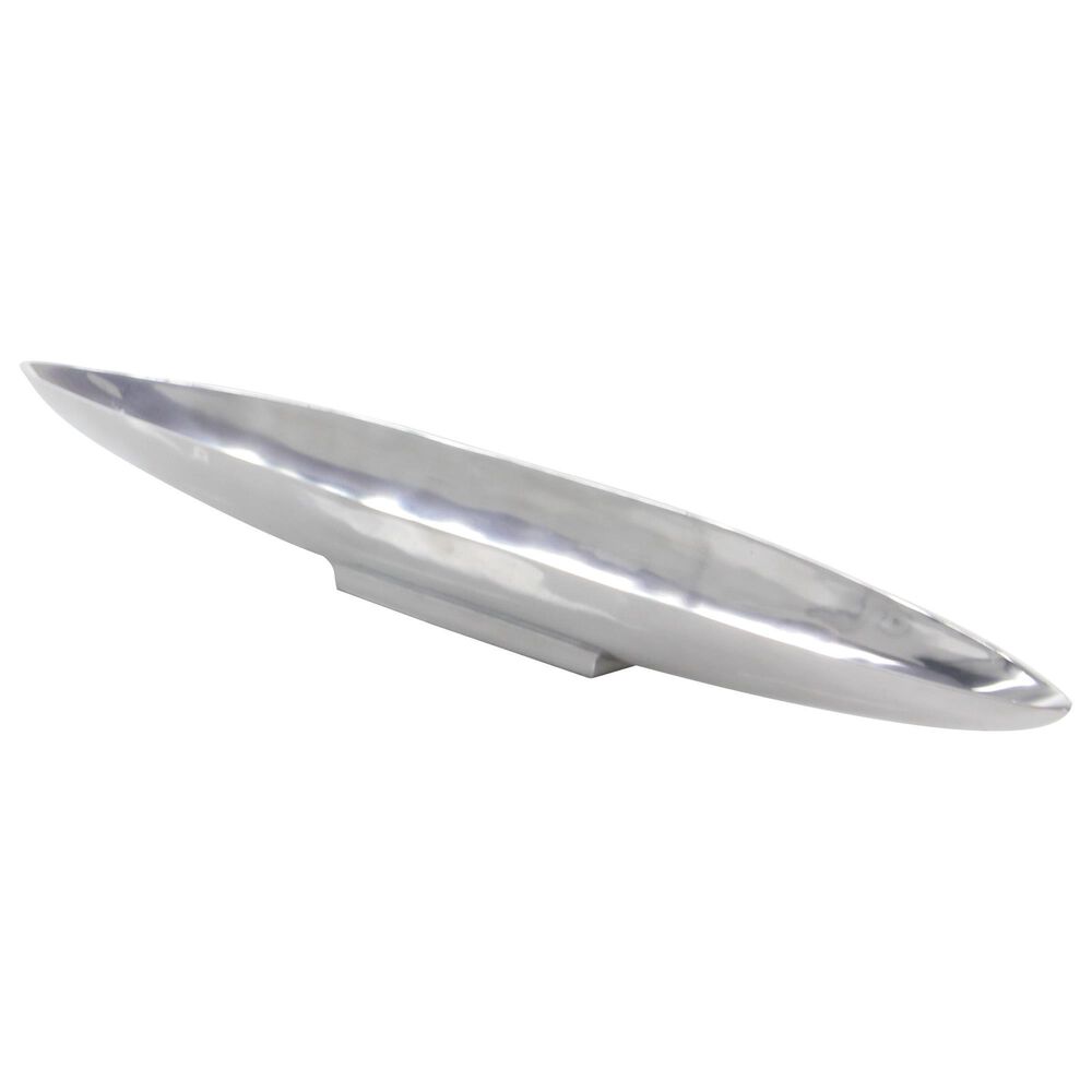 Maple and Jade 36" Canoe Tray in Silver, , large