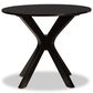 Baxton Studio Kenji 34" Dining Table in Dark Brown - Table Only, , large