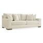 Ashley Maggie Stationary Sofa in Birch, , large