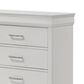 Crown Mark Amalia 4-Piece Full Bedroom Set in White, , large