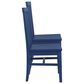 Linon Home Decor Percival Side Chair in Navy Blue (Set of 2), , large