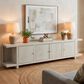 Riva Ridge Latitude 95" 4-Door Console in in Brushed White, , large