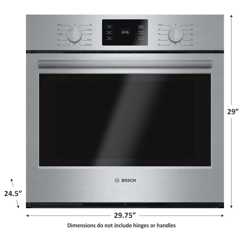 Bosch 30&quot; Single Wall Oven in Stainless Steel, , large