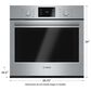 Bosch 30" Single Wall Oven in Stainless Steel, , large