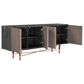 Blue River Turnin Sideboard in Black Brushed and Copper, , large