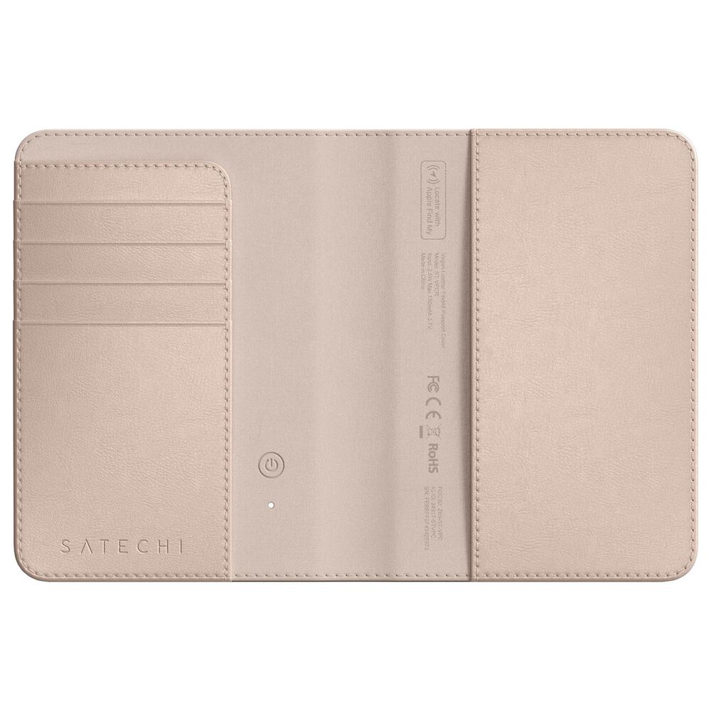 Satechi Vegan-Leather FindAll Passport Cover in Desert Rose, , large