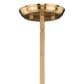 Vaxcel Kedzie 6-Light Chandelier in Natural Brass, , large