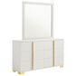 Pacific Landing Dresser and Mirror in White, , large