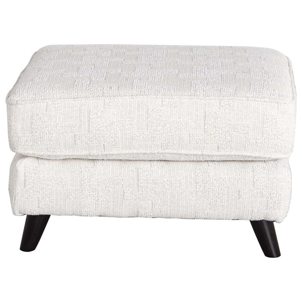 Xenia Retro Cotton Accent Ottoman, , large