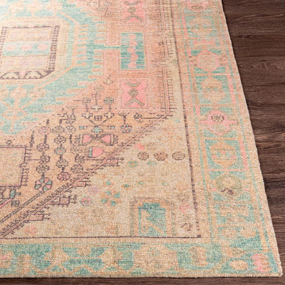 Surya Unique UNQ-2305 2&#39; x 3&#39; Pink, Lime, Charcoal and Green Area Rug, , large