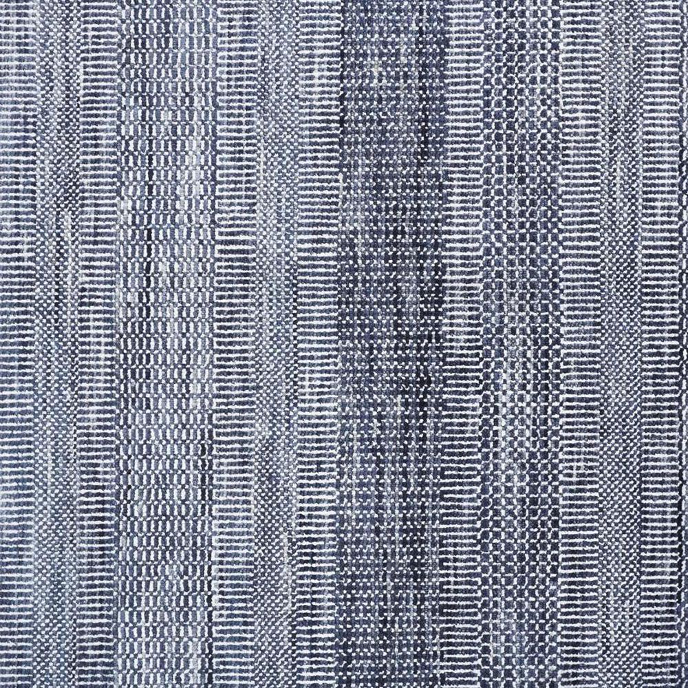 Feizy Janson 8&#39; Round Navy and Silver Area Rug, , large