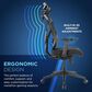 Raynor Group Blaze Gaming Chair in Black, , large