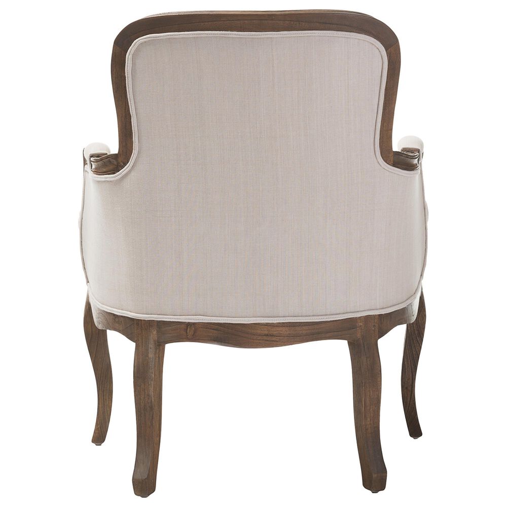 Baxton Studio Napoleon Accent Chair in Beige, , large