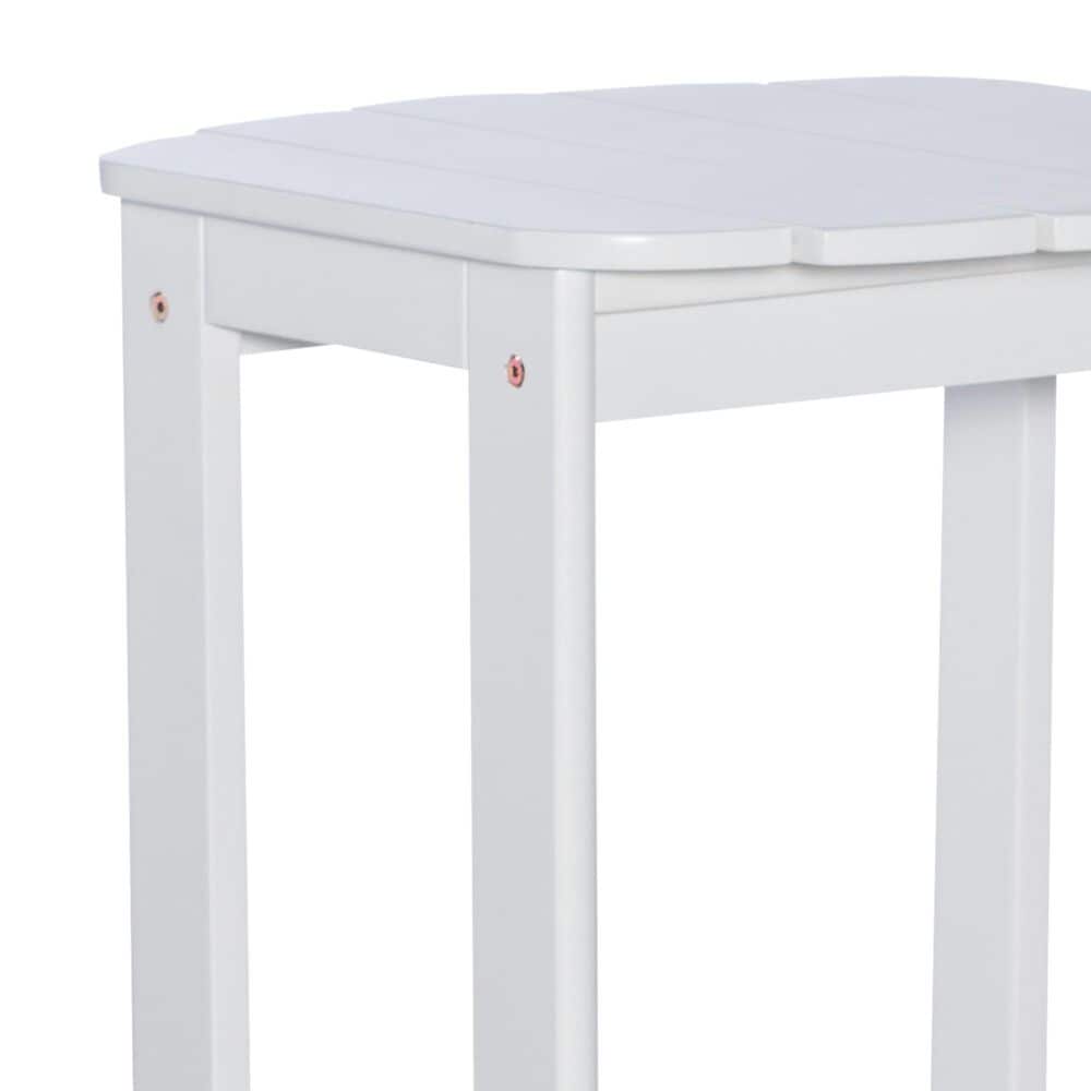 Linon Home Decor Adirondack End Table in White, , large