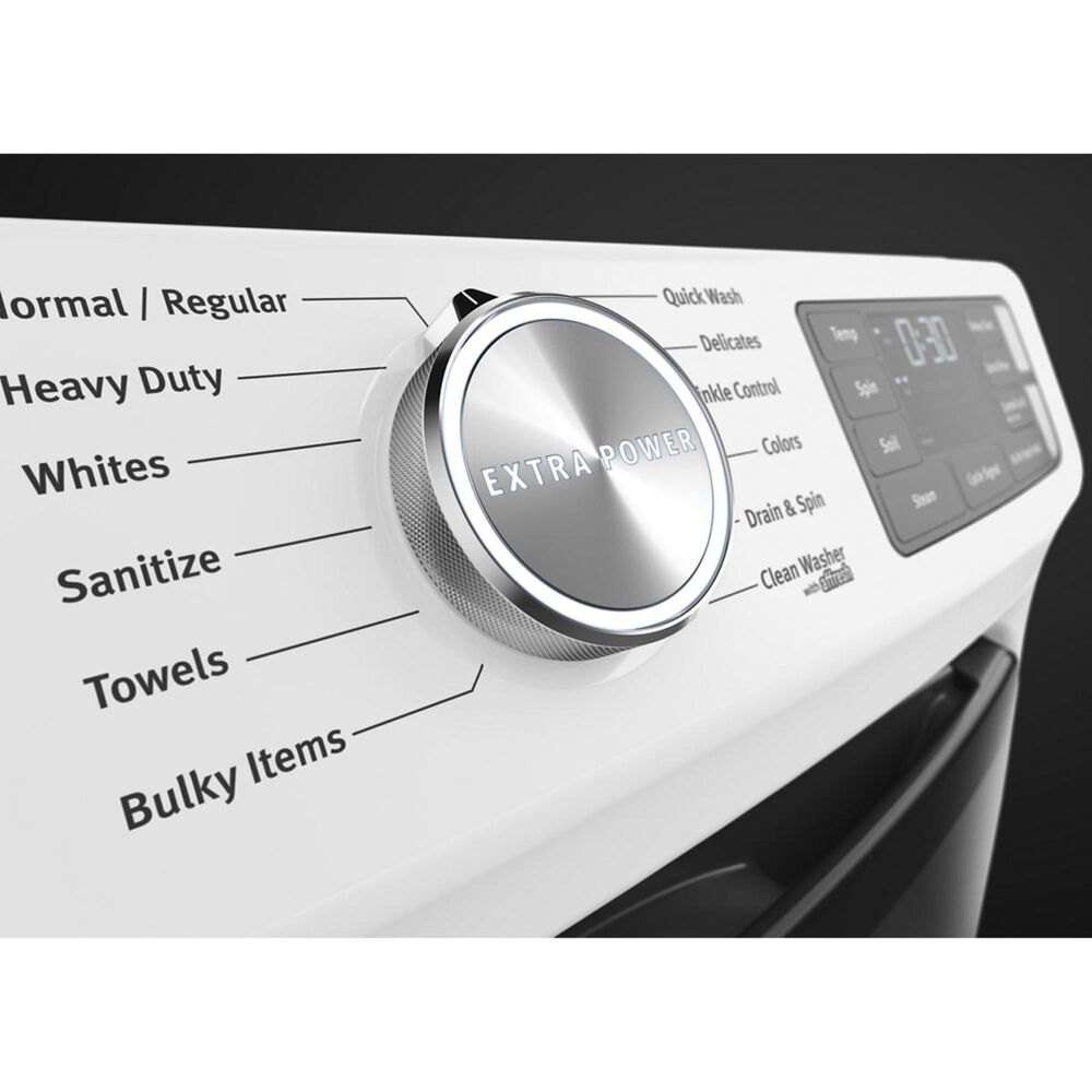 Maytag 4.8 Cu. Ft. Front Load Washer with Steam in White, , large