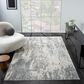 L&R Resources Allure Abstract Gray and Blue 10" x 14" Area Rug, , large