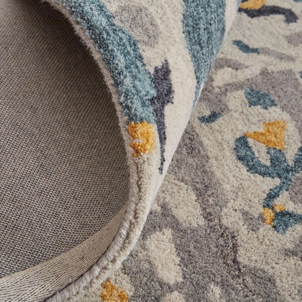 Feizy Everley 10&#39; x 14&#39; Gray Area Rug, , large