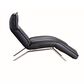 Nicoletti Calia Sofas Madame Leather Chaise in Black, , large