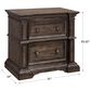 Chapel Hill Woodbury 2-Drawer Nightstand in Brown, , large