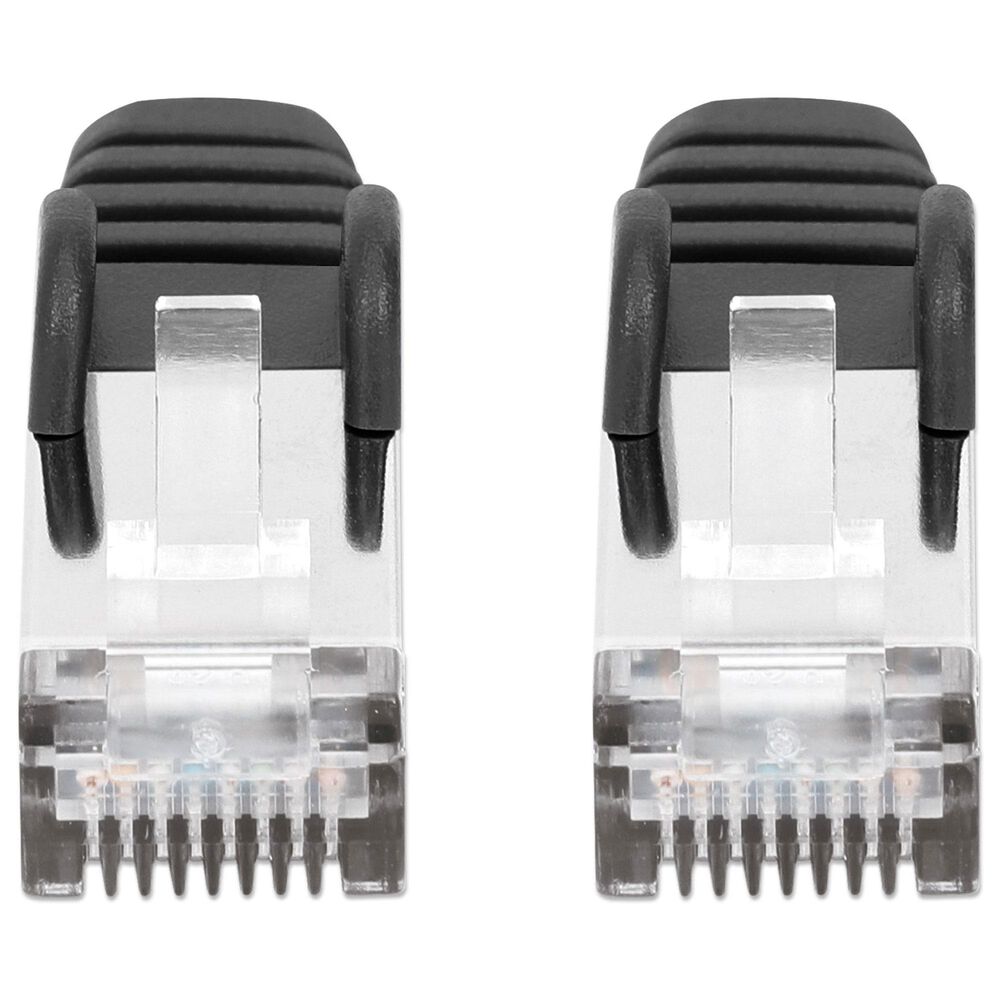 Manhattan Cat8.1 5' Stranded U/FTP Slim Network Patch Cable in Black (Set of 10), , large