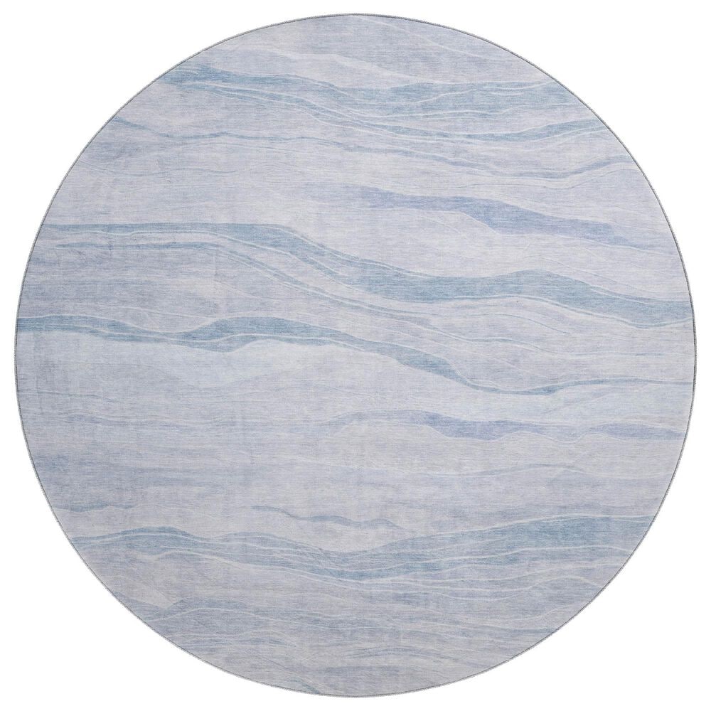 Dalyn Rug Company Pacifica PA6 8" Round Sky Area Rug, , large