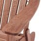Hearth and Haven Oversize Outdoor Folding Adirondack Chair in Coffee, , large