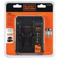 Black & Decker 20V Max 2 Amp Battery Charger in Black and Orange, , large