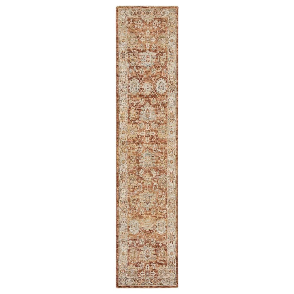 Nourison Sahar 2"3" x 10"2" Rust Runner, , large