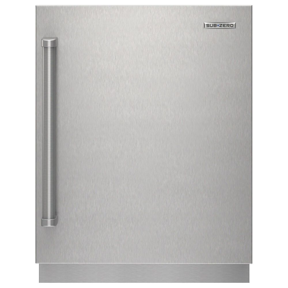 Sub-Zero 24" ADA Undercounter Right Hinge Solid Door Panel with Pro Handle in Stainless Steel, , large